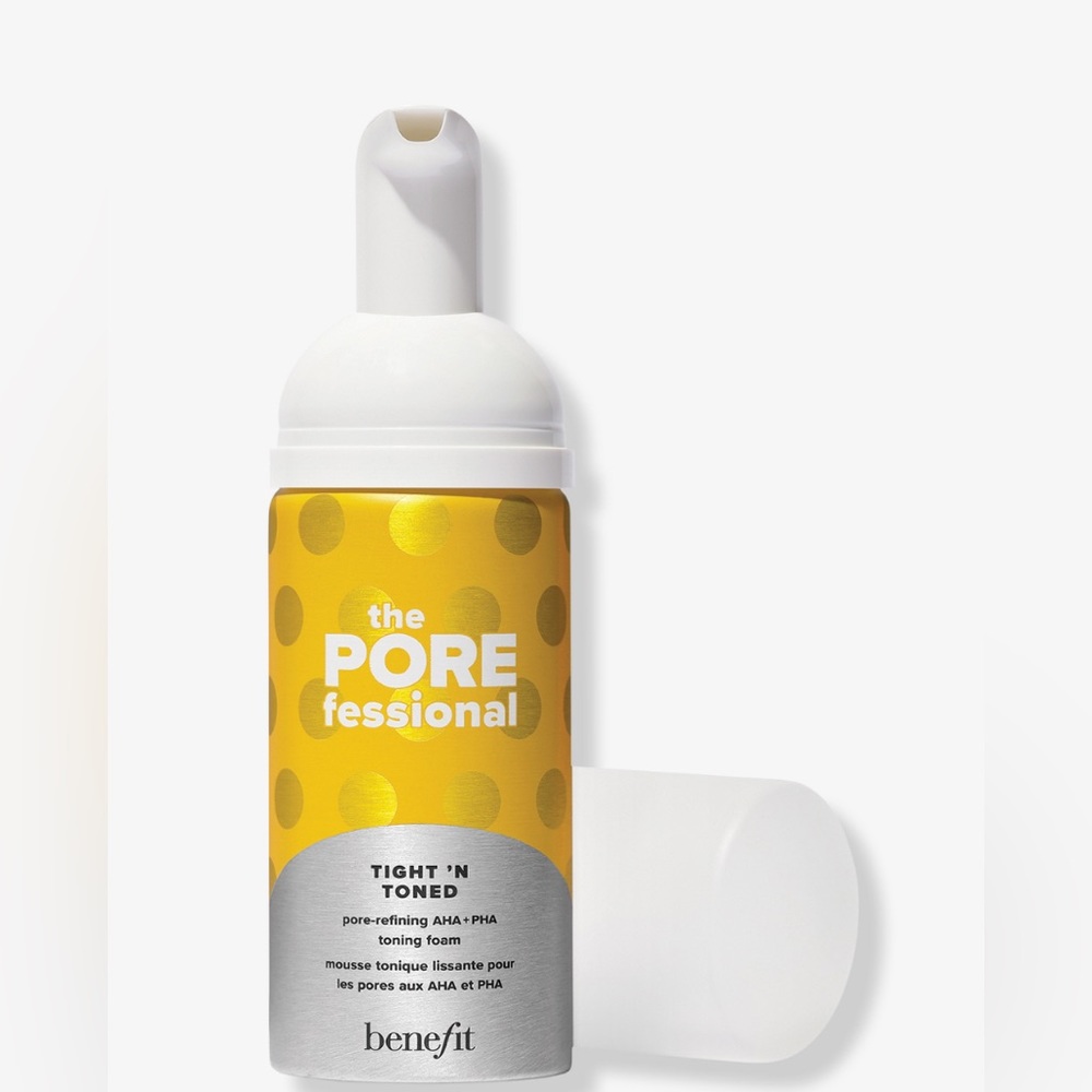 Benefit - Pore-Fessional tight-n-toned pore refining AHA-PHA toning foam New Box